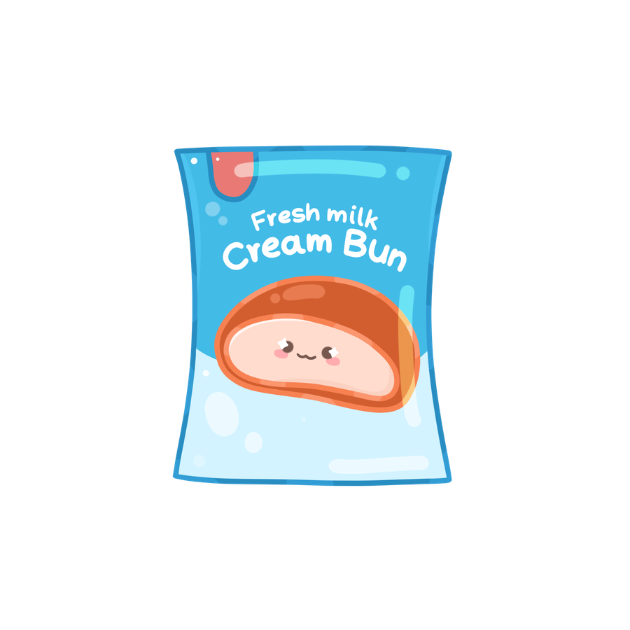 Samlip fresh milk cream bun doodle